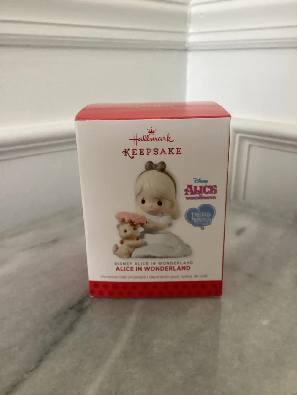 Hallmark Keepsake Disney Precious Moments Alice in Wonderland Holiday Ornament